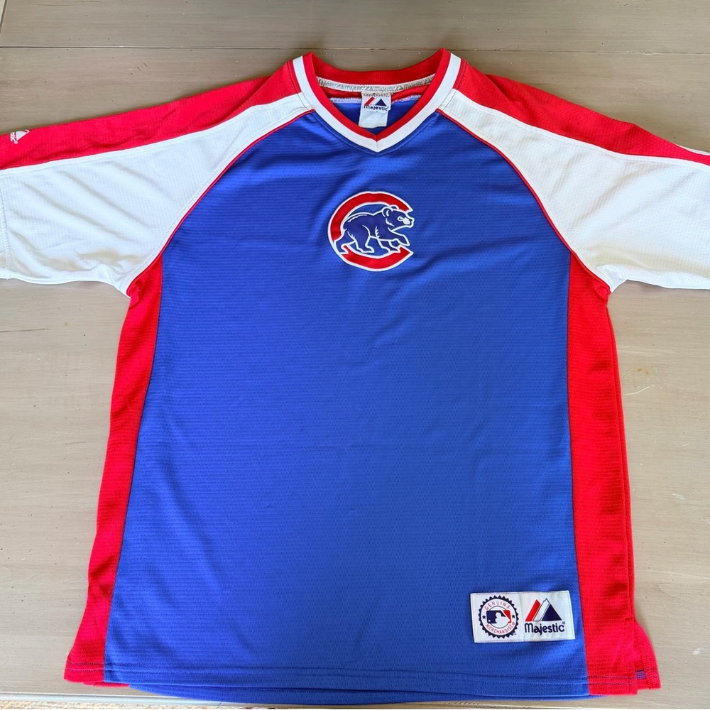 Vintage Chicago Cubs MLB Majestic Jersey Men's Shirt Size Large